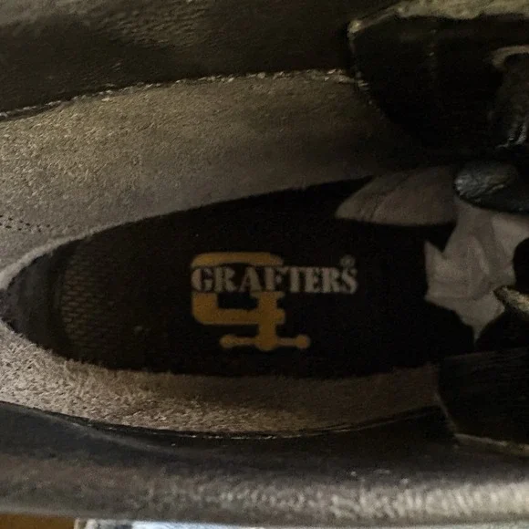 GRAFTERS M166A Black Men's 7 (Unisex) Polished Toe Cadet Combat Military Boots - Picture 3 of 12